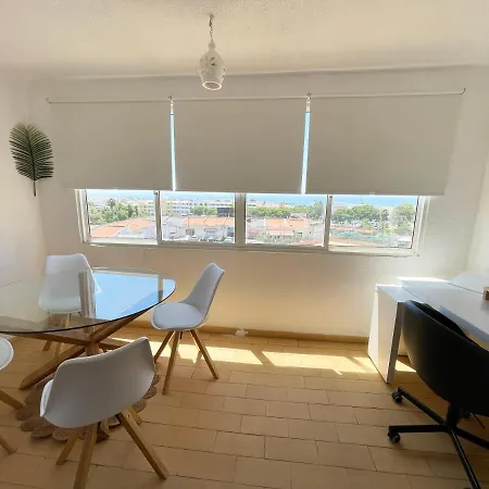 Panoramic Seaview - 2 Bedroom, Main Ave, 15 Min Walk Beach, Workspace Apartment Albufeira