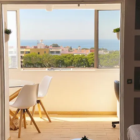 아파트 Panoramic Seaview - 2 Bedroom, Main Ave, 15 Min Walk Beach, Workspace 알부페이라
